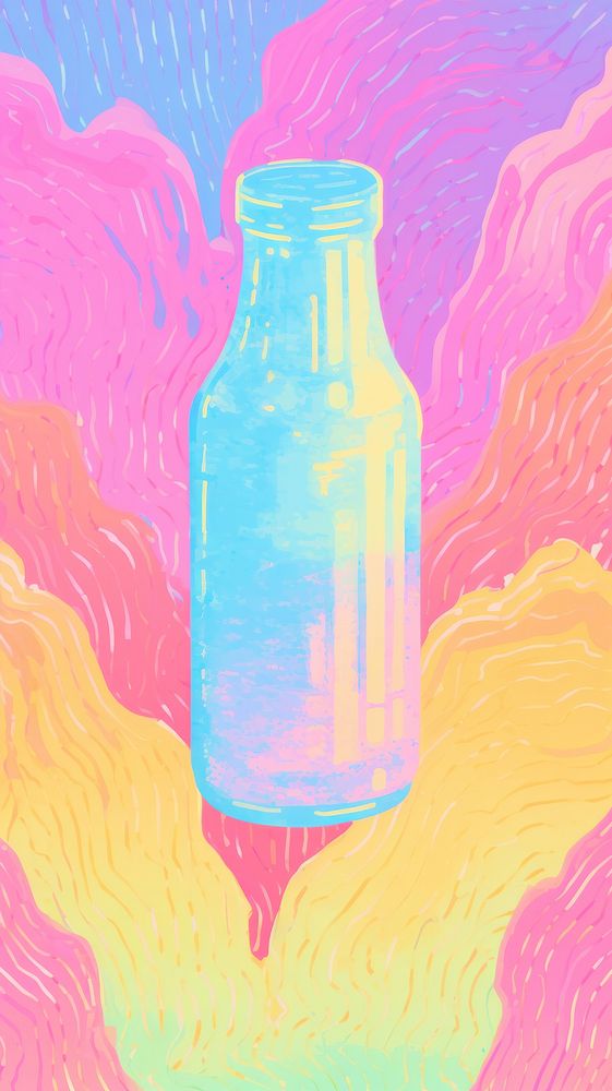 Beer painting backgrounds bottle.