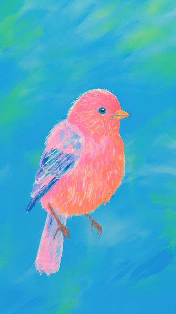 Bird painting animal canary.