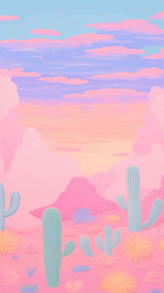 Desert backgrounds outdoors painting.