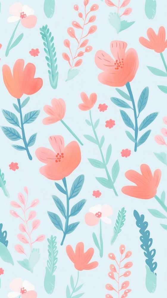 Floral backgrounds wallpaper painting.