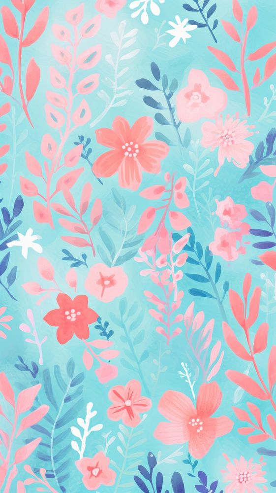 Floral background backgrounds wallpaper pattern.