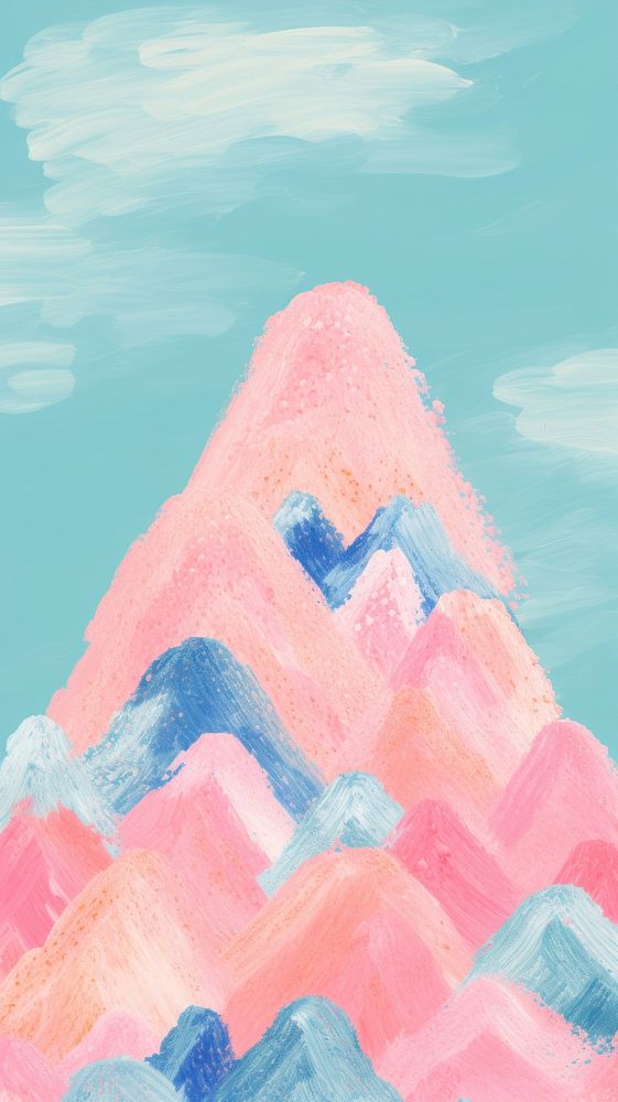 Mountain painting art backgrounds.