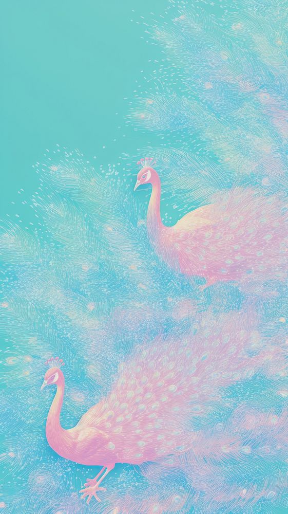 Peacock backgrounds outdoors painting.