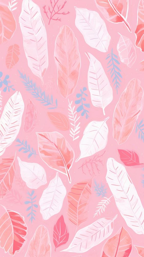 Pink mix red leaf background backgrounds pattern plant.