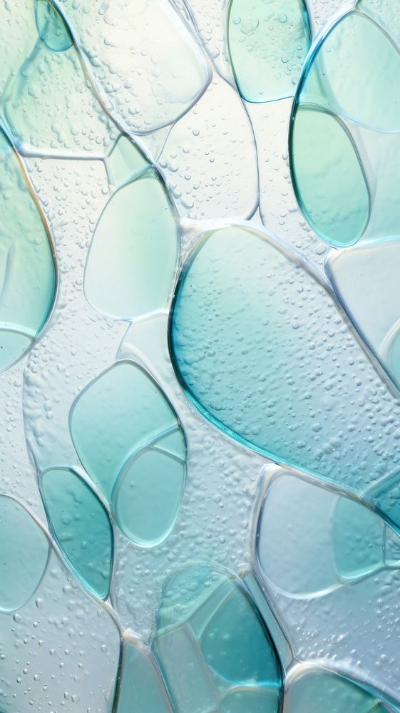 Pattern glass fusing art backgrounds turquoise textured.
