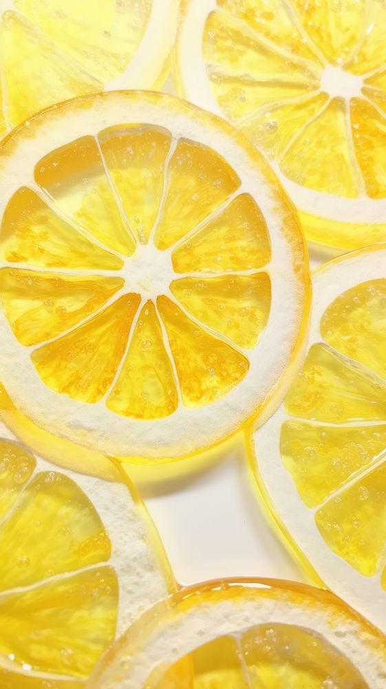 Free Vectors | Lemon slice wallpaper