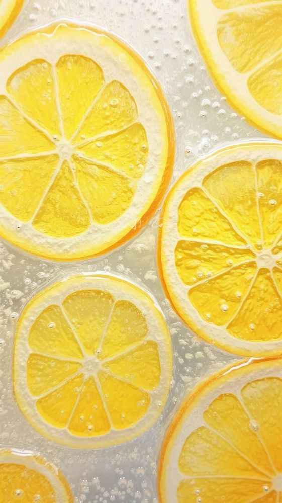Lemon glass fusing art backgrounds pattern fruit.