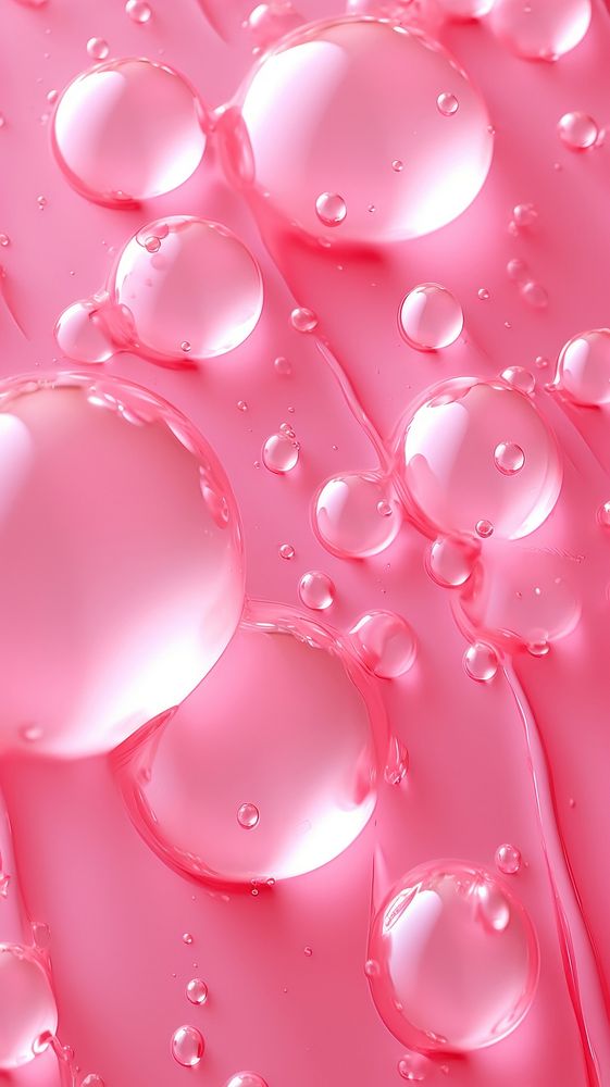 Pink Drops Liquid backgrounds petal pink.