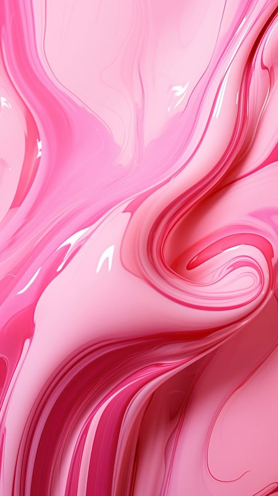 Pink Liquid flowing down backgrounds abstract textured.