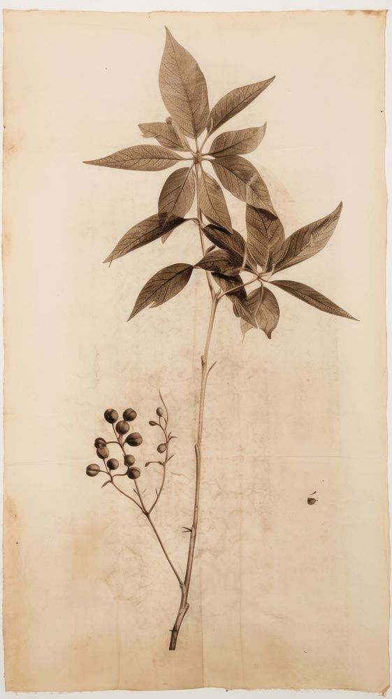 Coffee plant drawing sketch flower.