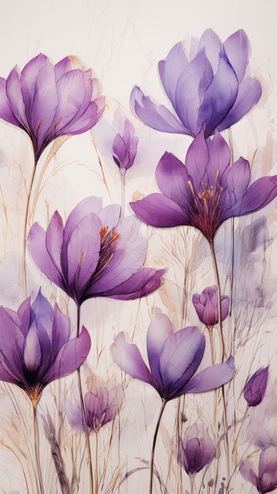 Crocus flower crocus backgrounds.