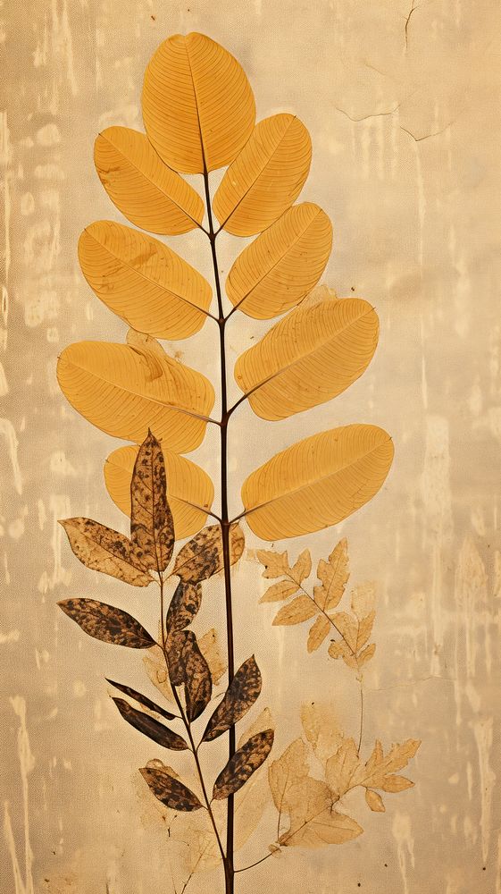 Acacia leaf backgrounds painting plant.