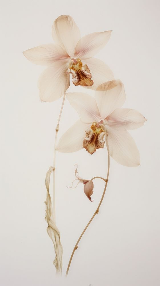 Orchid flower orchid petal.