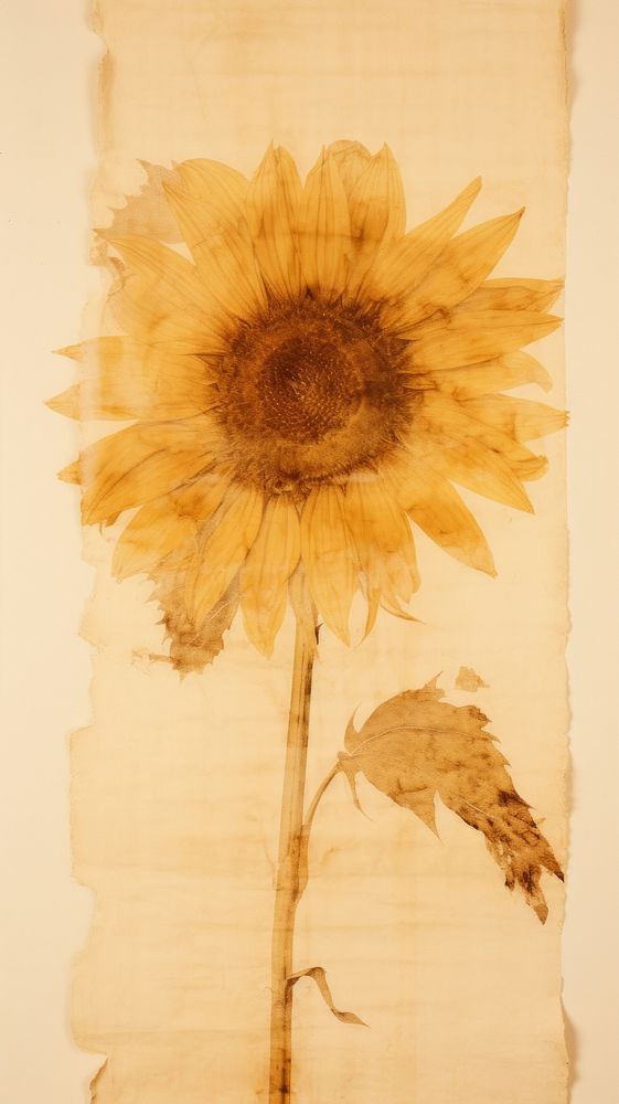 Sunflower sunflower plant text.