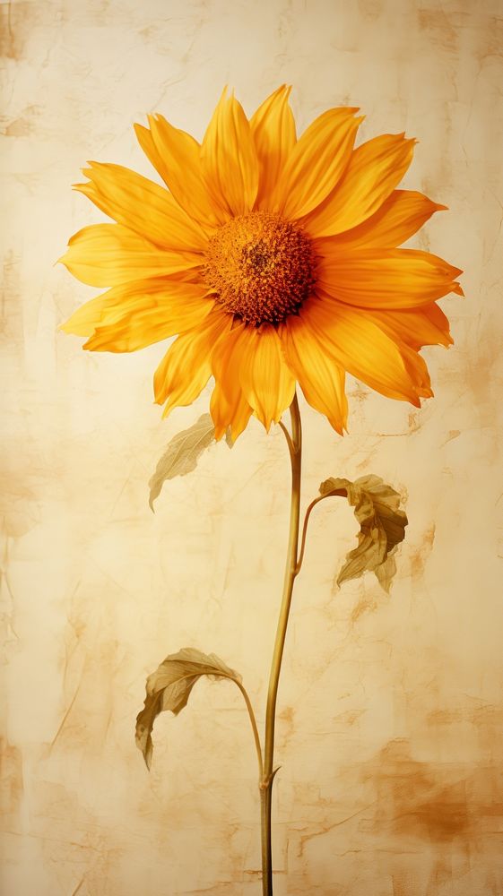Sunflower sunflower plant wall.