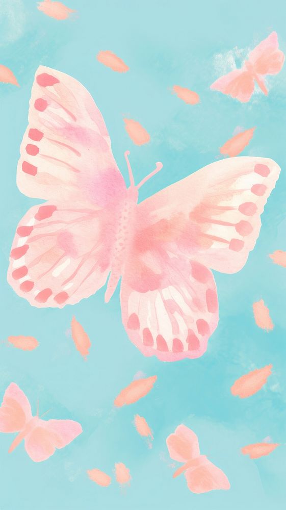 Butterfly painting animal petal.