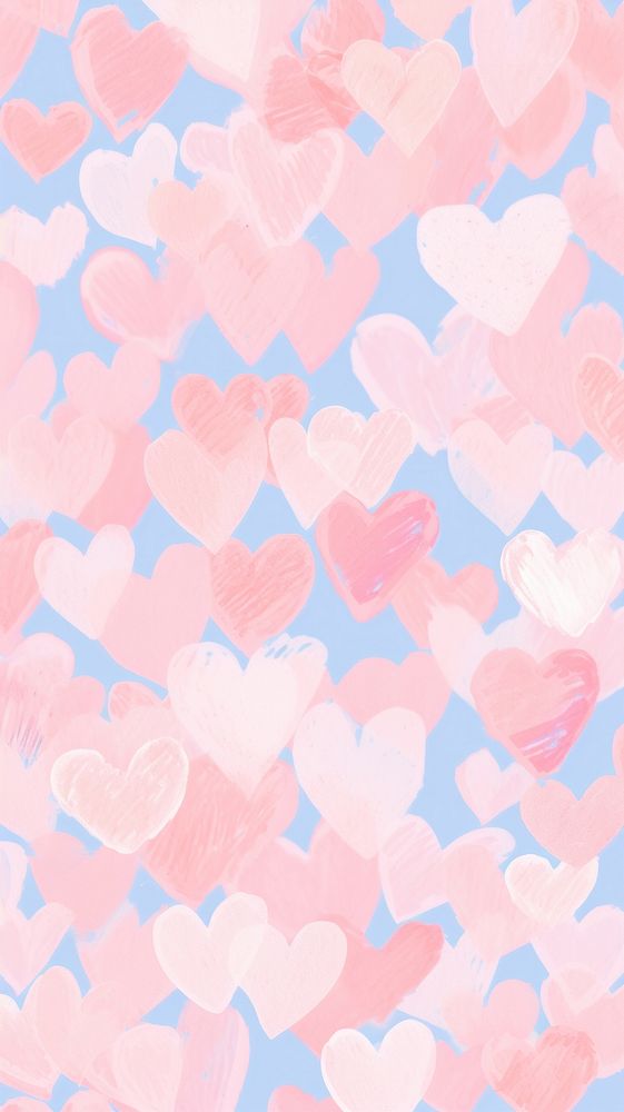 Pink hearts wallpaper backgrounds petal creativity.