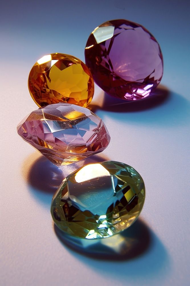 Photo of gemstones jewelry diamond crystal.