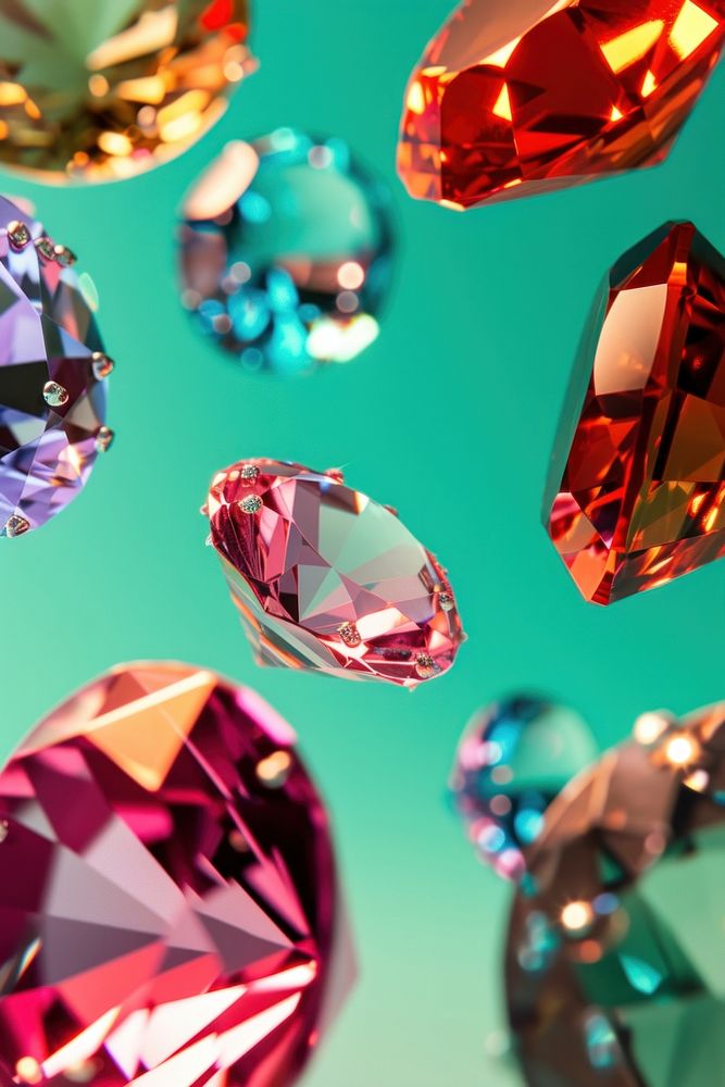 Photo of gemstones backgrounds jewelry diamond.