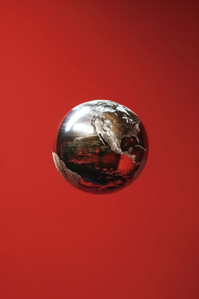 Photo of globe sphere planet ball.