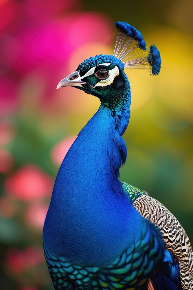 Photo of peacock animal bird beak.