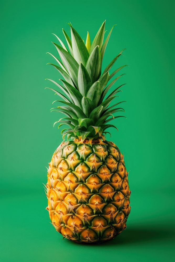 Photo of pineapple plant fruit food.