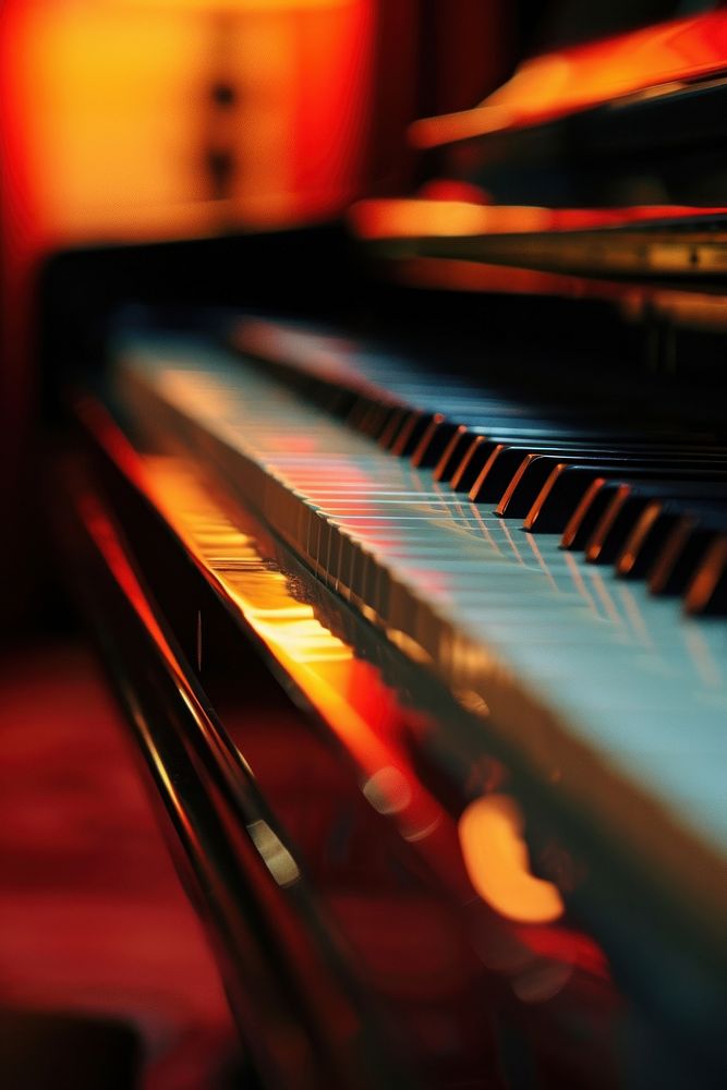 Photo of piano keyboard performance pianist.