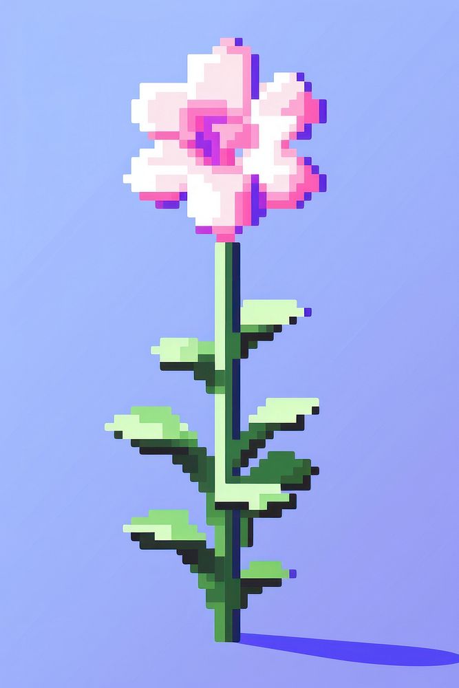Snapdragon flower pixel blossom plant inflorescence.