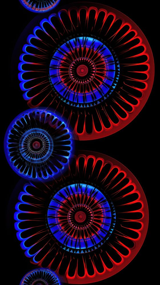 Wheel petterns pattern spiral light.