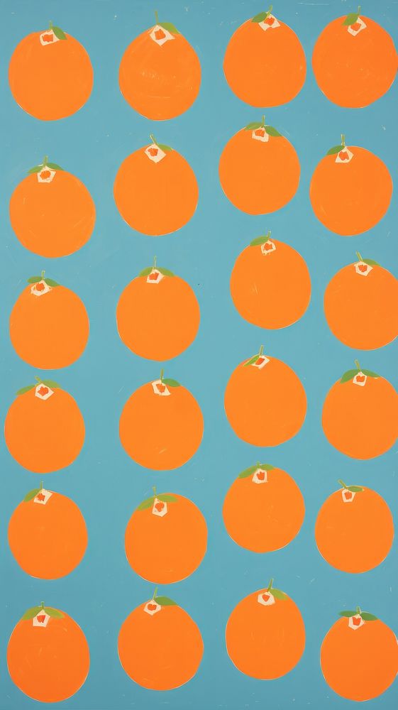 Mandarin oranges pattern backgrounds anthropomorphic.