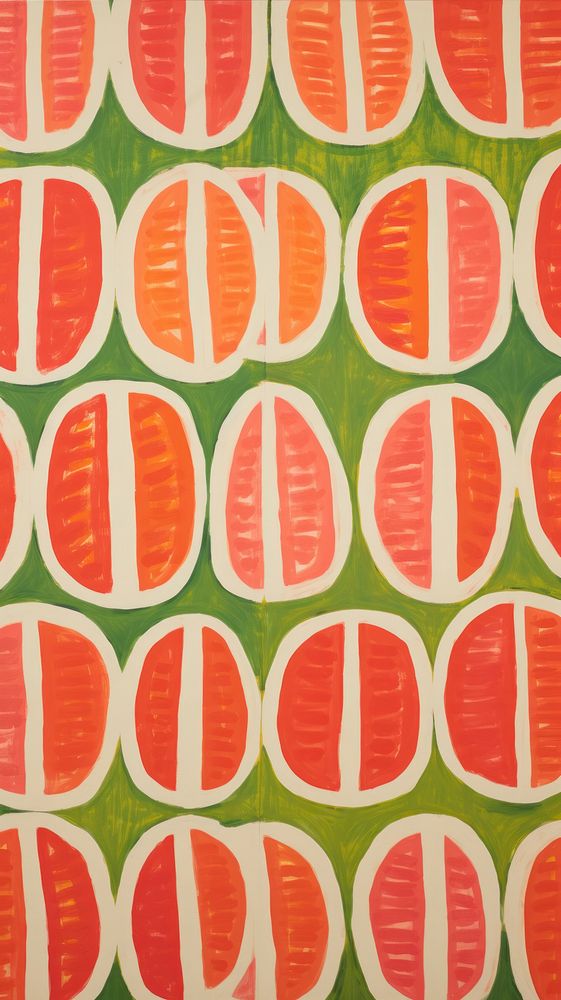 Big watermelon fruits pattern backgrounds painting.