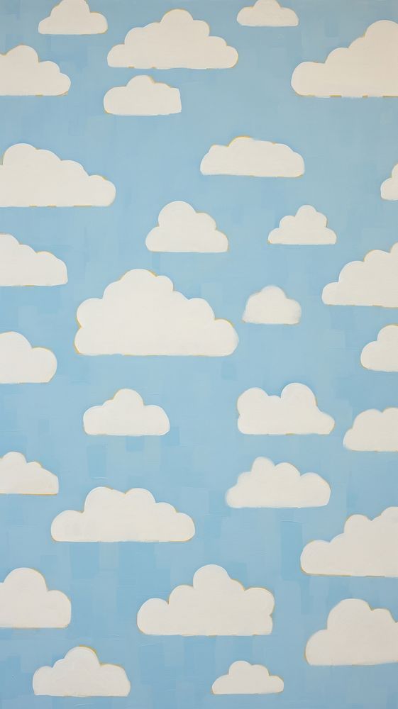 Big jumbo clouds pattern backgrounds tranquility.