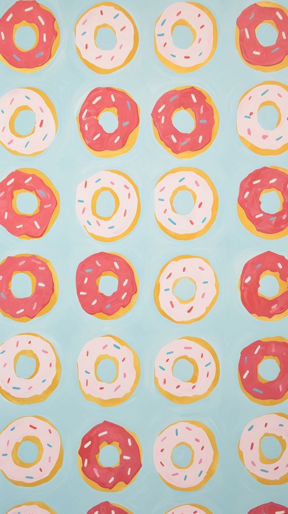 Jumbo donuts pattern backgrounds repetition.