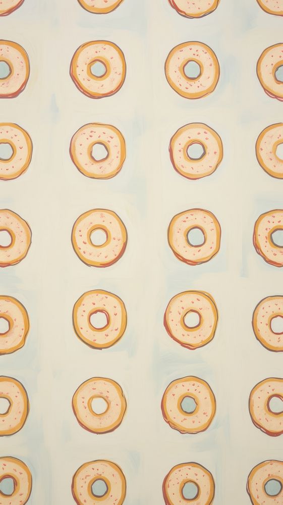 Jumbo glazed doughnuts backgrounds pattern food.
