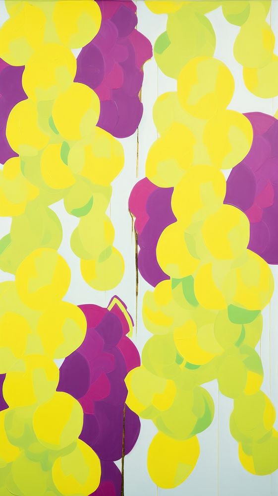 Big jumbo grapes painting pattern backgrounds.