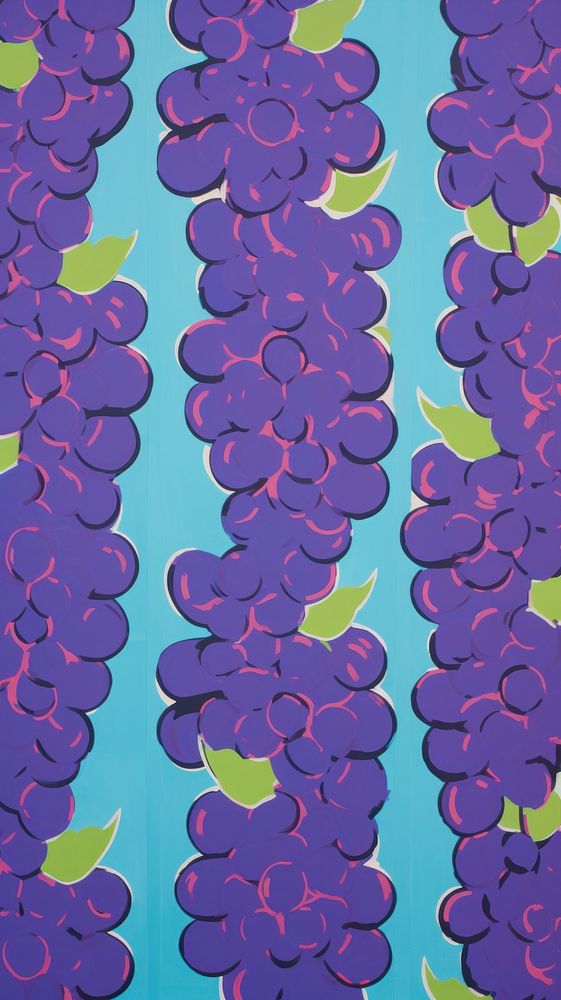 Big jumbo grapes pattern backgrounds purple.