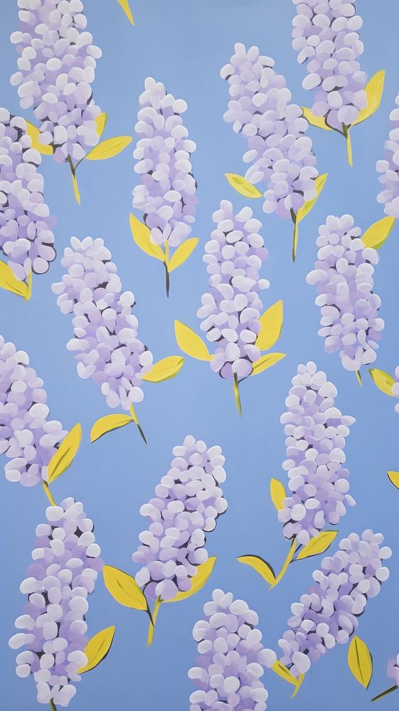 Jumbo lilac flowers backgrounds blossom pattern.