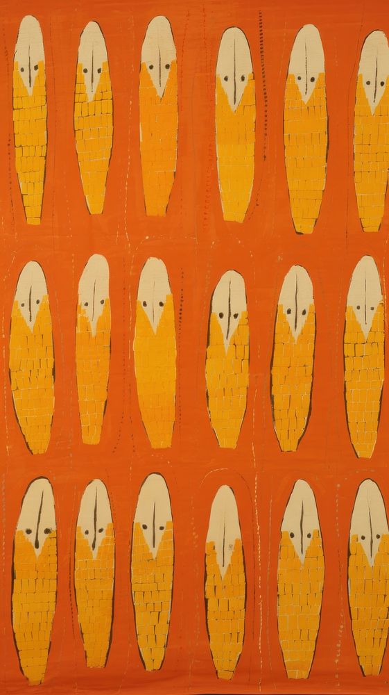 Big jumbo sweet corns backgrounds painting pattern.