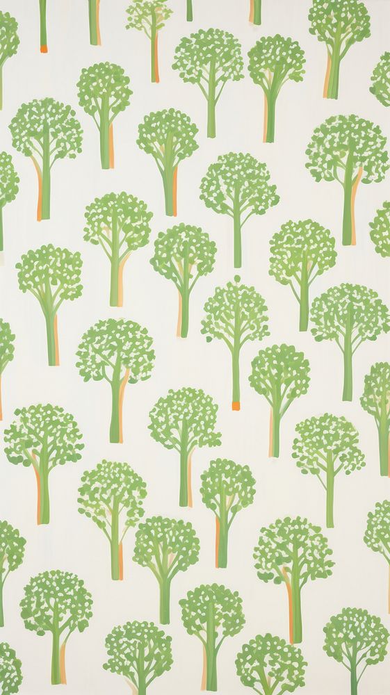 Broccolis pattern backgrounds wallpaper.