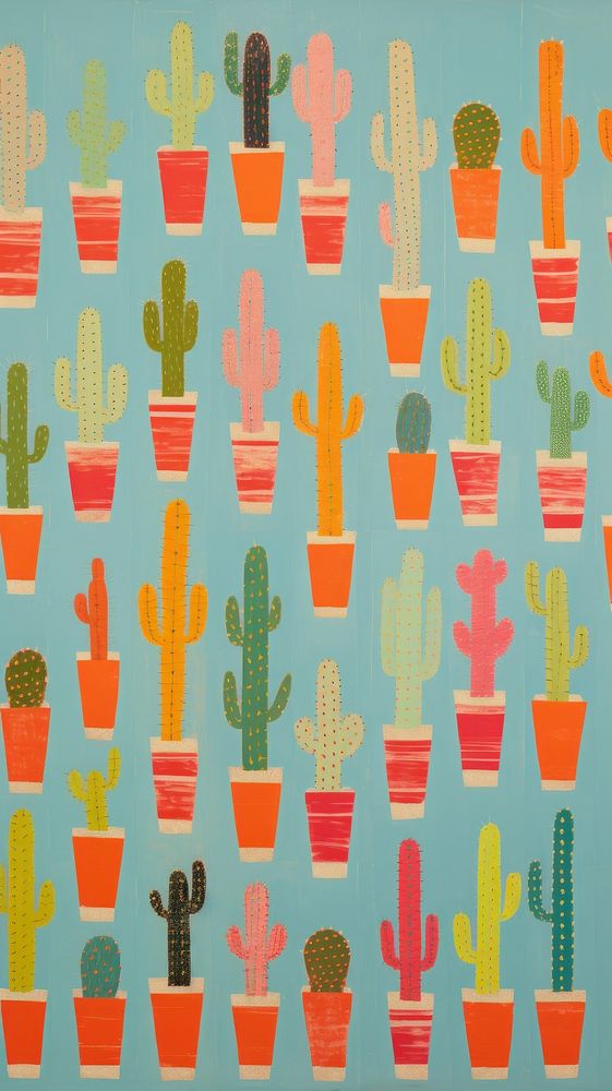Cactuses backgrounds pattern plant.