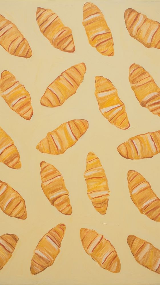 Croissants backgrounds pattern bread.