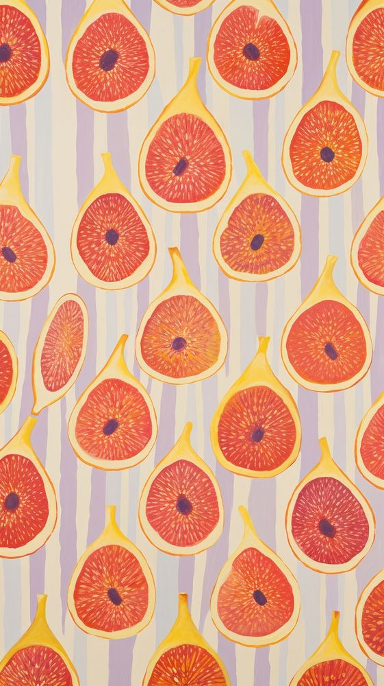 Fig fruits pattern backgrounds wallpaper.