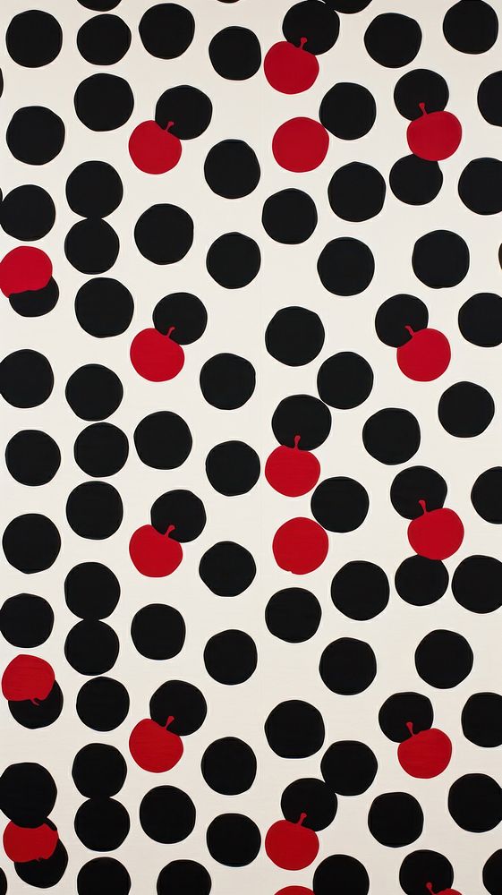 Gigantic black cherries pattern backgrounds repetition.