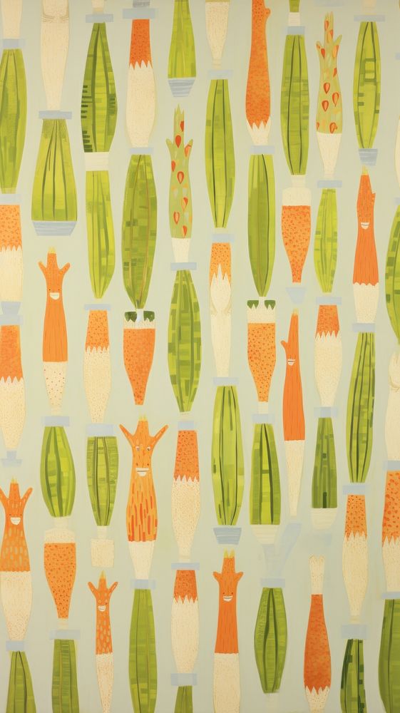 Jumbo asparaguses vegetable pattern backgrounds curtain.