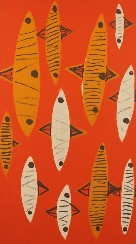 Jumbo fishes backgrounds pattern art.
