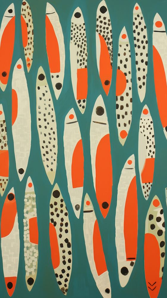 Jumbo fishes backgrounds pattern recreation.