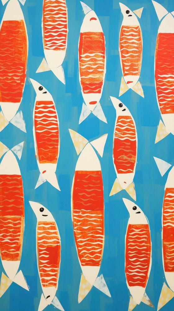 Jumbo fishes backgrounds pattern repetition.