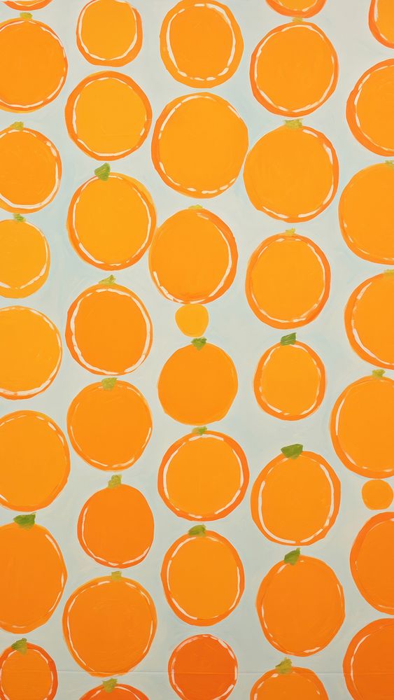 Large mandarin oranges pattern backgrounds fruit.