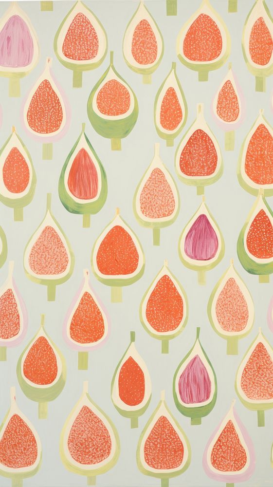 Large fig fruits backgrounds wallpaper painting.