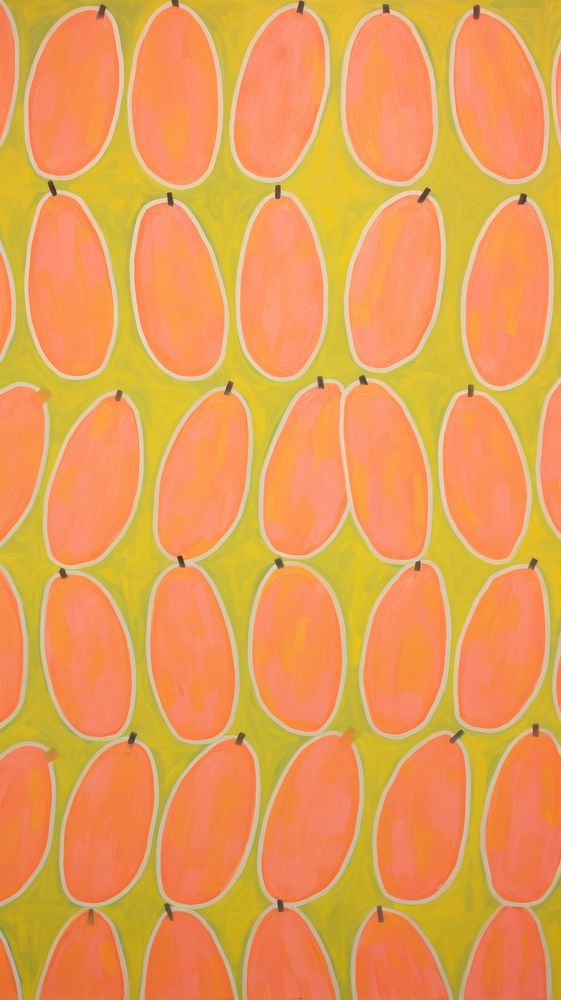 Large jumbo mangos pattern backgrounds painting.